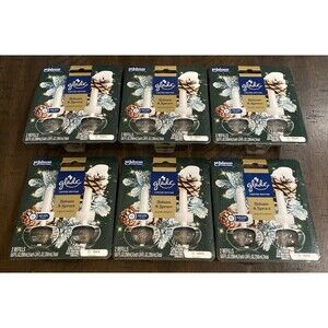 (6) Glade Limited Edition Balsam & Spruce Plugins Scented Oil Refills 2 pack NEW